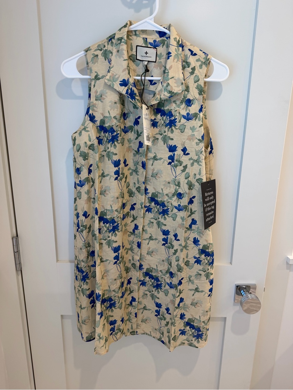 Tuckernuck Bellflower Blooms Sleeveless Charlie Dress